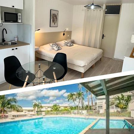 Superbe Studio Avec Piscine, Au Coeur De La Marina! Village Soleil ! Proche Aeroport & Ferry Le Gosier  Bagian luar foto